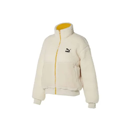 PUMA Белые Женские Бархатные Куртки