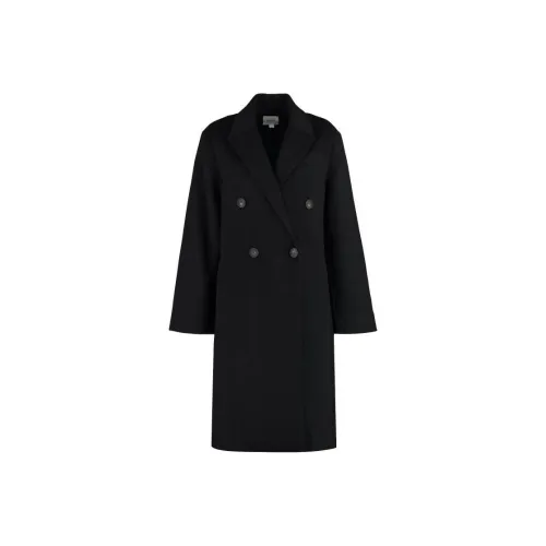 VINCE Черное Женское Пальто