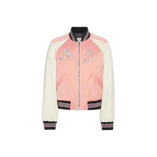 COACH Бейсбольная куртка Женская Розовая