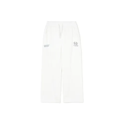 Mlb Base Logo SS24 New York Yankees Повседневные брюки Женские Айвори