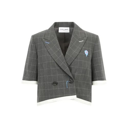 Valeria Obbaco Бизнес-костюм женский серый