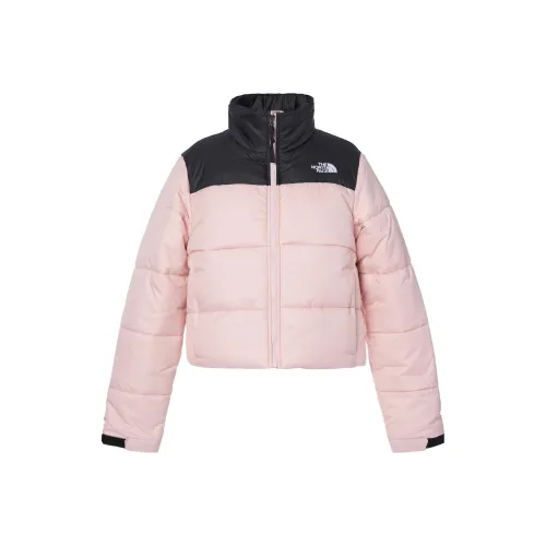 The North Face Розовые Женские Объёмные Куртки (Пуфы)
