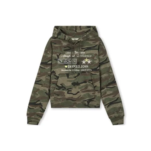 BONELESS Cut Camouflage Women's Sweatshirts