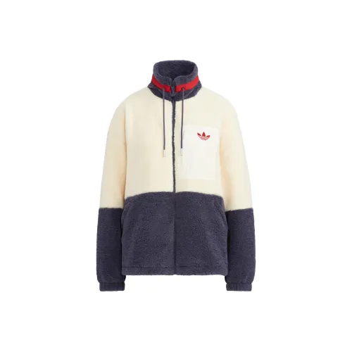 Adidas Originals Short Sherpa Куртка Женская Многоцветная