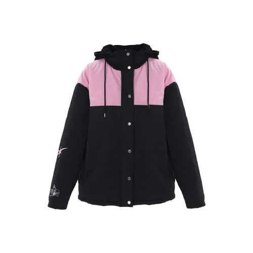 LBPC x LIANGBANPAOCAI LIANMINGKUAN Хлопковый пуховик женский розовый