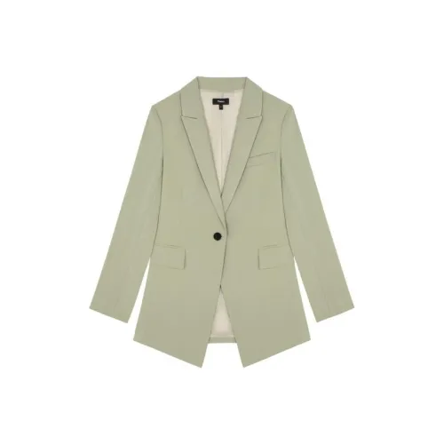 Theory Мягкий Трава Цвет Женские Офисные Костюмы