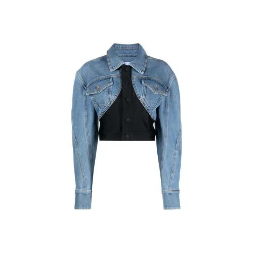 Mugler Blue Женские Джинсовые Куртки