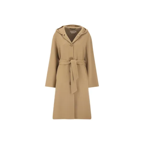 MARNI Верблюжий Женские Бархатные Куртки