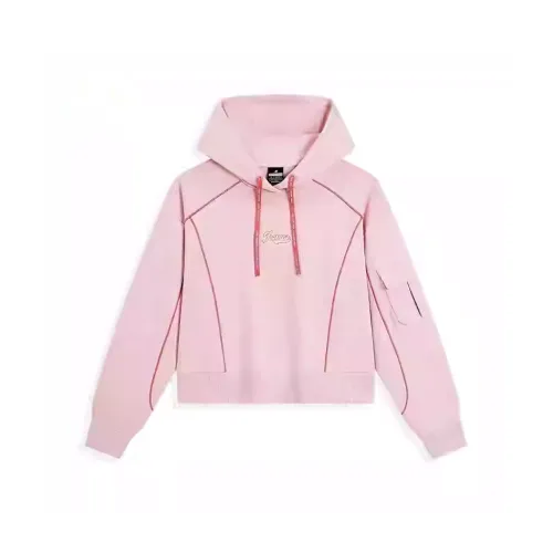 XTEP Furong Pink Women's Sweatshirts