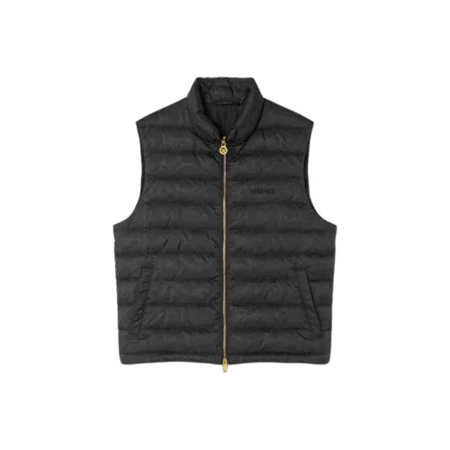 VERSACE Barocco Пуховик Мужской Черный