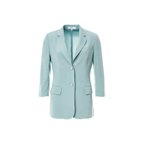 BESIONIA SS24 Бизнес Костюм Куртка Женская Светло-Синяя