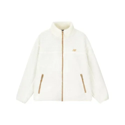 New Balance совместный бренд Бархат Feel Куртка Женская Белая