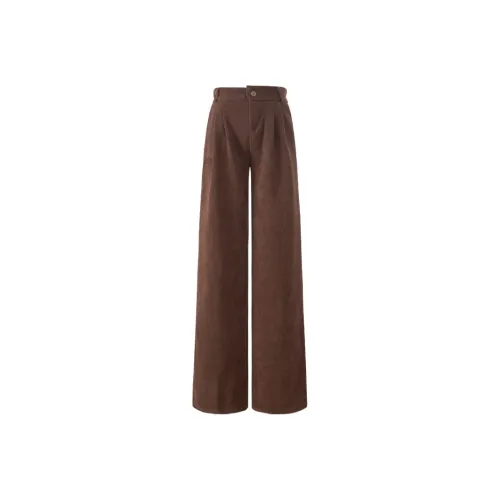 UNIFREE Повседневные брюки Женские Кофе