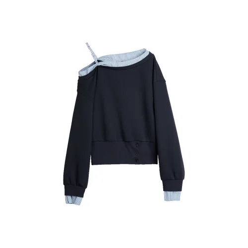 ELLE Свитшот Женский Темно-Синий