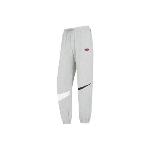 Nike Вязаные тренировочные штаны женские светло-серые