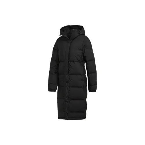 Adidas Черные Женские Объемные Куртки (Пуфы)