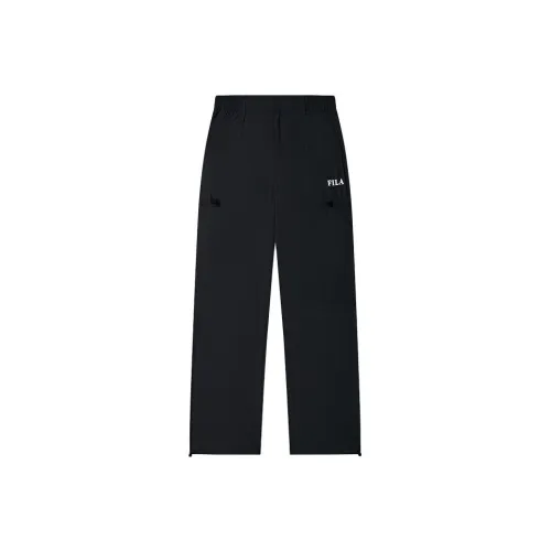 FILA Глубокий черный Женские Повседневные Брюки