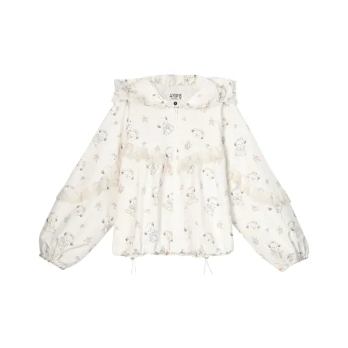 Snbl Экрю Пальто Женские Короткие пальто