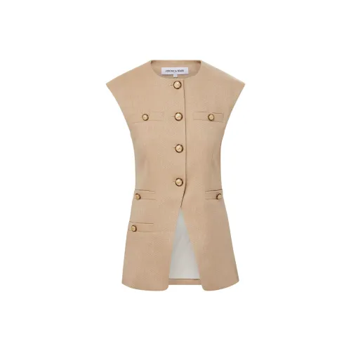 Veronica Beard SS24 Жилет Женские Бежевый