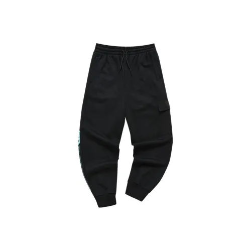 FILA FUSION Темно-черные женские вязаные тренировочные брюки