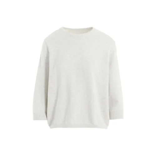 Yohji Yamamoto Овсянка Серый Женский Трикотаж