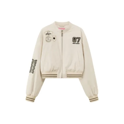 CHUU Экрю Женское короткое пальто