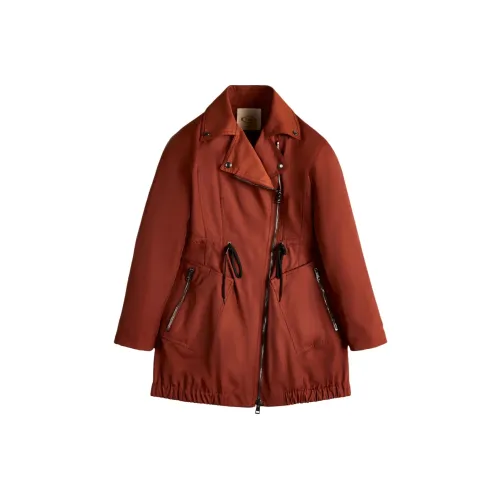 TOD'S SS24 PARKA Пальто Женское Красное