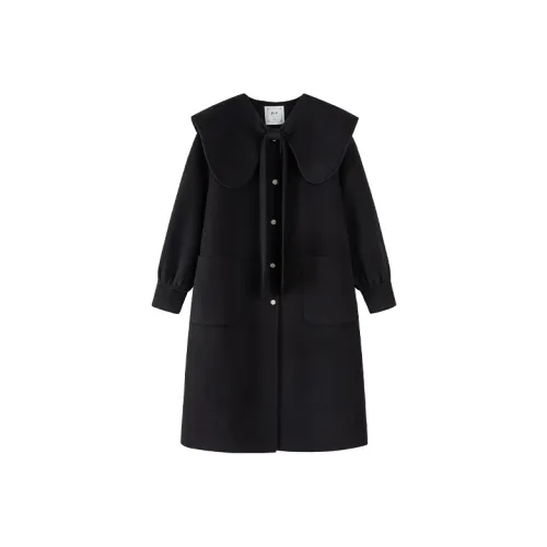 Pit Черное Женское Пальто