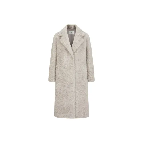 JZ. ANNAKRO Пальто Женское Светло-Серое