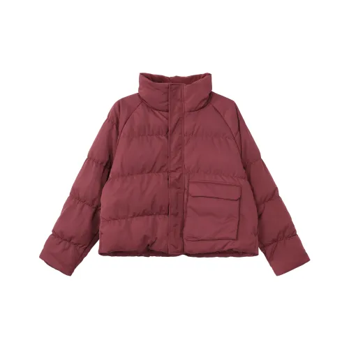 Джордан Пуховик Женский Вишневый цветок Красный