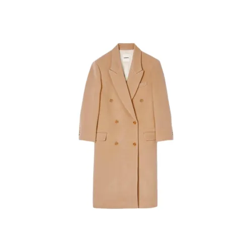 SANDRO Верблюжий Женское Пальто