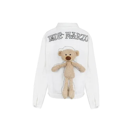 13 DEMARZO Denim Куртка Женская Белая