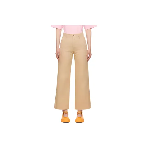 MARNI Повседневные брюки женские хаки