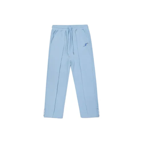 Guuka Прямой крой Утолщенные Спортивные Брюки Женские Светло-Синие