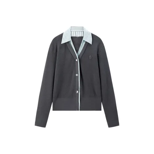 PEACEBIRD Трикотаж Женский Олово-Серый