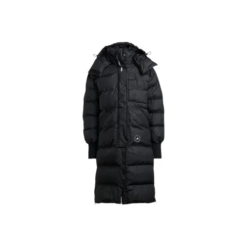 Adidas Черные Женские Объемные Куртки (Пуфы)