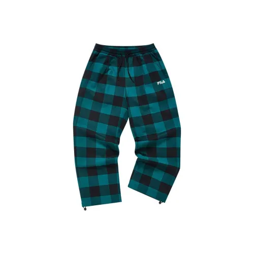 FILA FUSION Baseball серия Вязаные тренировочные брюки женские Морской синий