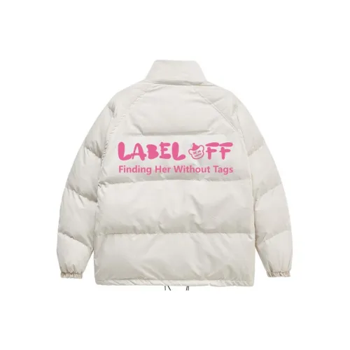 ASWZ HAND DRAWN Буква Свободный крой Утолщенный Стандартное издание Пуховая куртка Женская