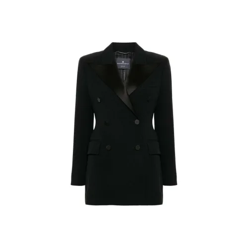 ERMANNO SCERVINO SS24 Бизнес-костюм Пальто Женское Черное