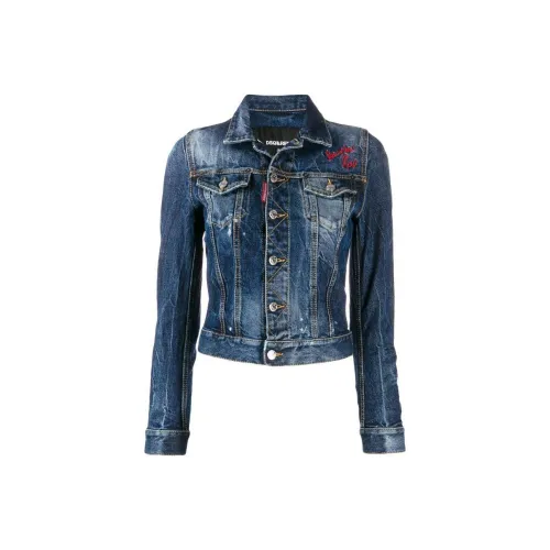 DSQUARED 2 Синие Женские Джинсовые Куртки
