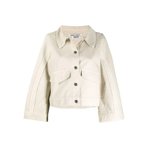 Henrik Vibskov Cropped Coat Женское Белое