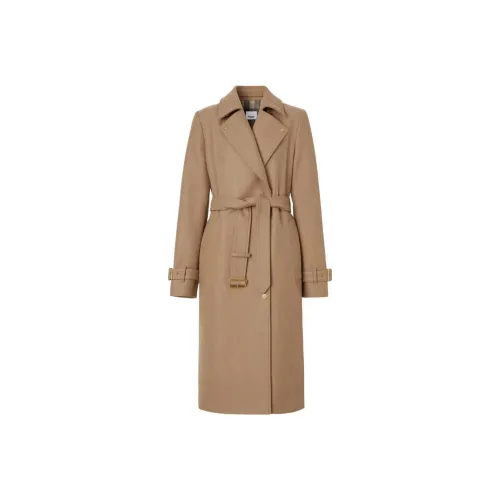 Burberry Верблюжий Женские Бархатные Куртки