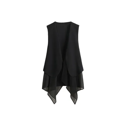 Cypress House Жилет Женские Черный