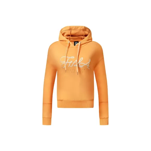 FILA Фитнес Толстовка Женская Светло-Оранжевая