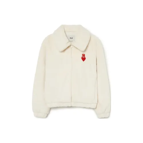 MLB Экрю Женские Бархатные Куртки