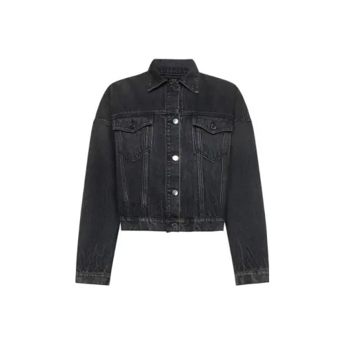 AMIRI Черные Женские Джинсовые Куртки