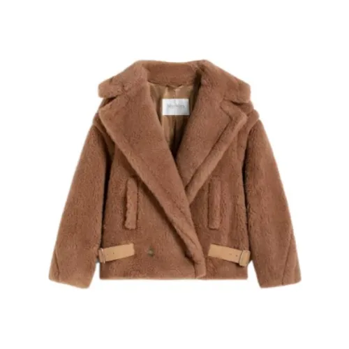 MaxMara Верблюжий Женское короткое пальто