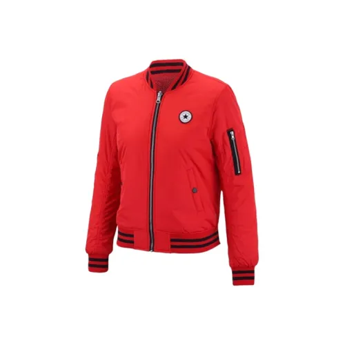 Конверс Бейсбольная куртка Женская Красная