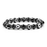 Таинственный глаз браслет - черный