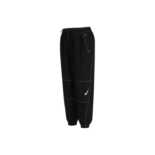 NIKE Sportswear Черные Женские Вязаные Тренировочные Брюки